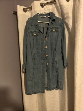 Orvis Light Blue Long Denim Jacket